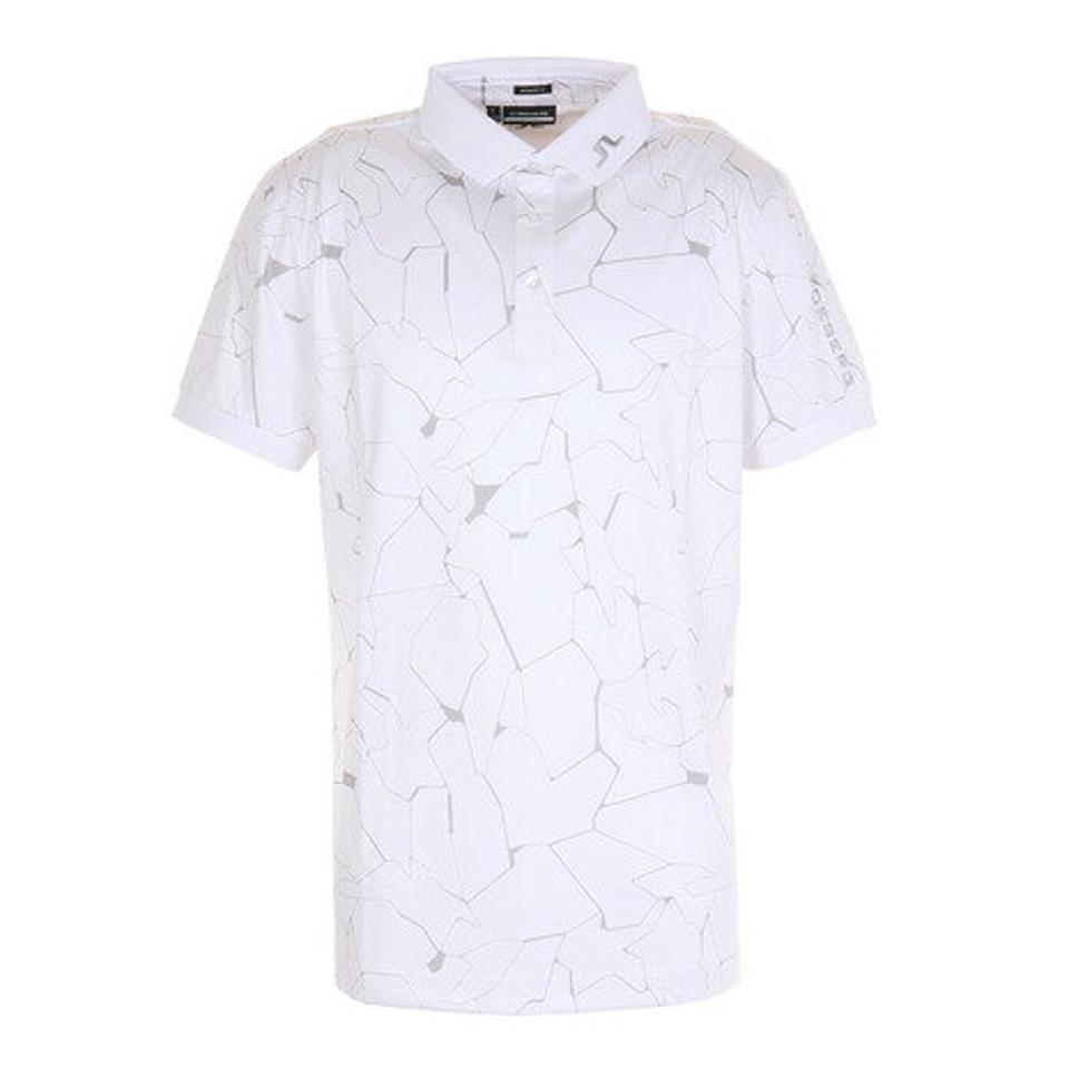 J.LINDEBERG(メンズ)ゴルフウェア 4WAYストレッチ Slitポロシャツ レギュラーフィット 071-24451-004