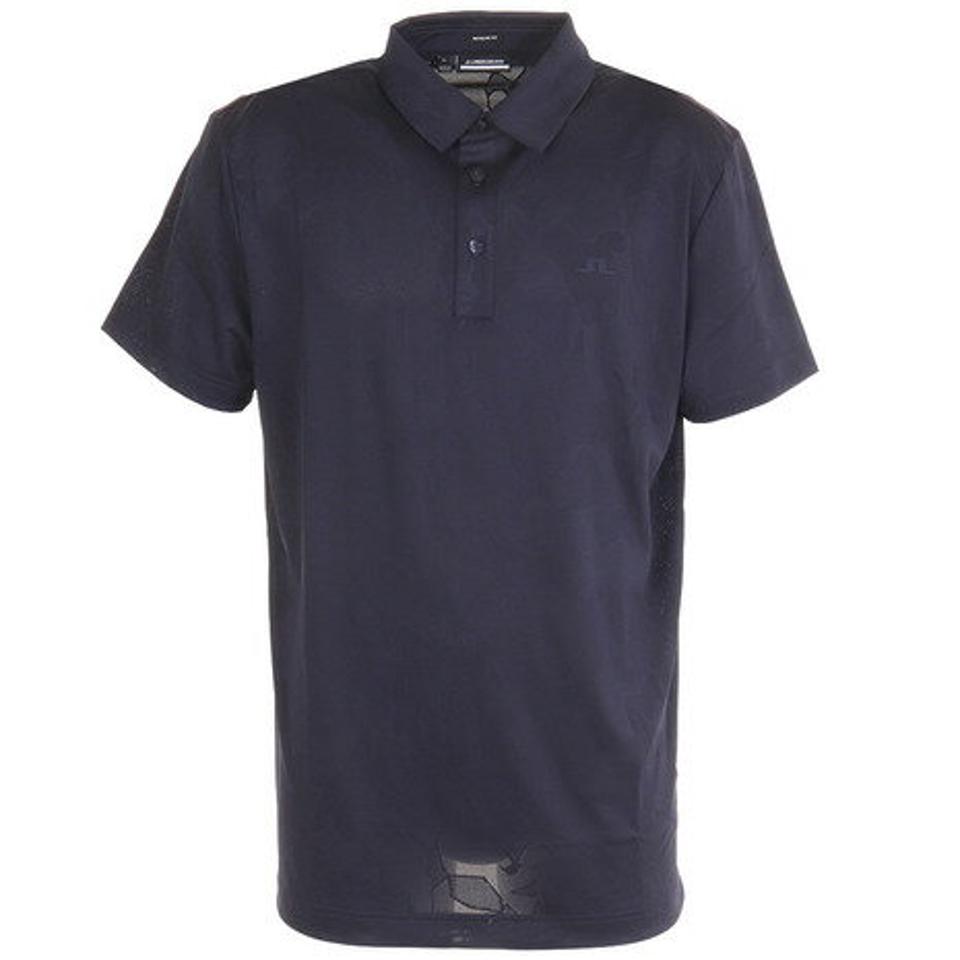 J.LINDEBERG(メンズ)ゴルフウェア ストレッチ スウェーデンカモ柄ポロシャツ レギュラーフィット 071-24442-098