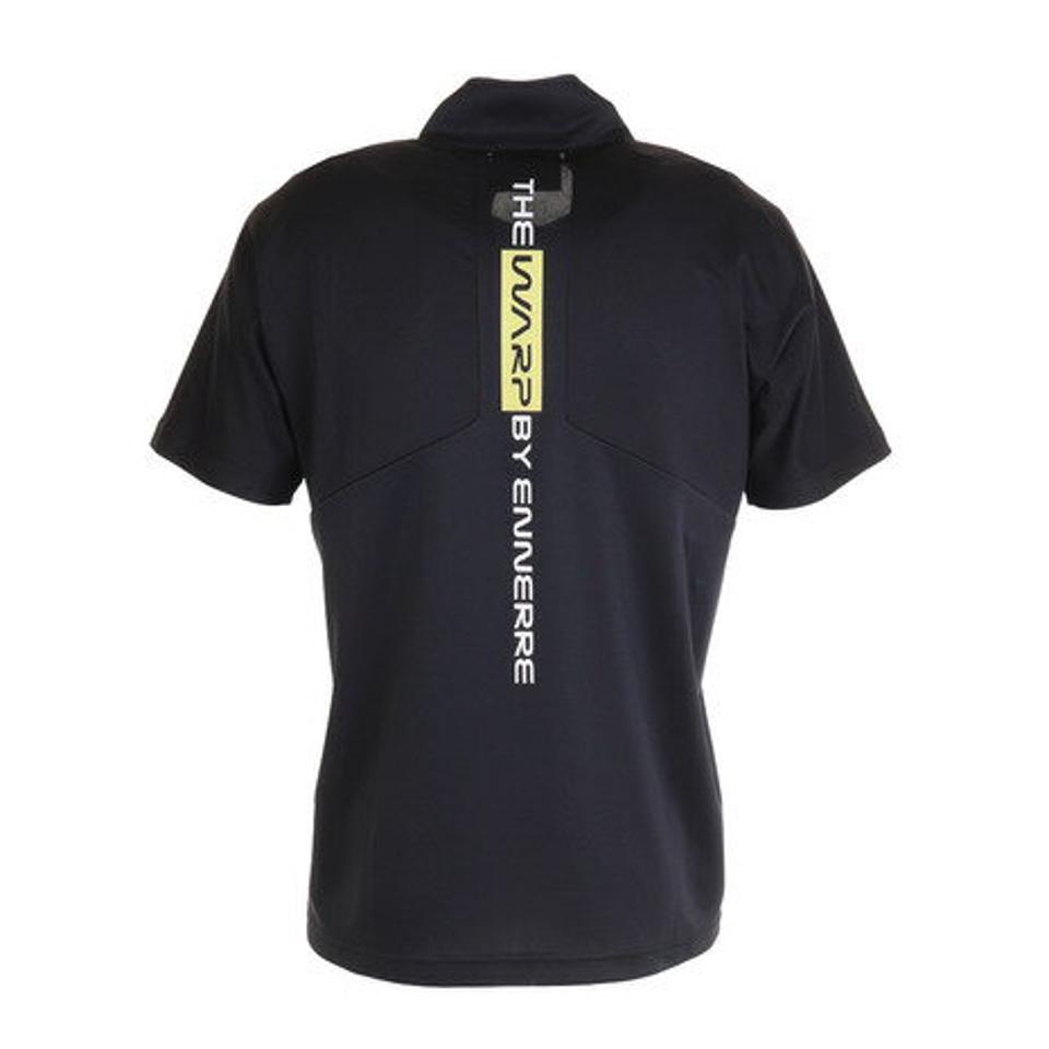 ザ・ワープ・バイ・エネーレ(The Warp By Ennerre) ゴルフウェア WARP CHILL air ジップシャツ SH WB5KTG03 BLK (メンズ)