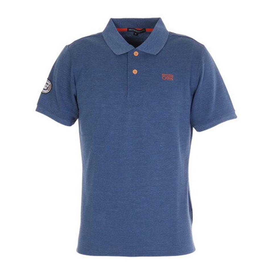 ROSASEN ゴルフウェア ポリエステル杢調半袖ポロシャツ 044-24448-096 (メンズ)