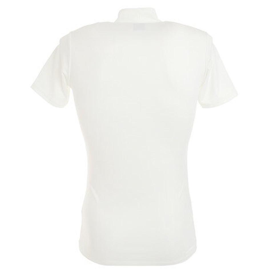 デュアリグ(DUARIG) サッカー ウェア メンズ ストレッチハイネックシャツ 741D7ES3037 WHT インナー アンダー シャツ 半袖 (メンズ)