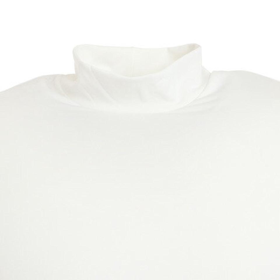 デュアリグ(DUARIG) サッカー ウェア メンズ ストレッチハイネックシャツ 741D7ES3037 WHT インナー アンダー シャツ 半袖 (メンズ)