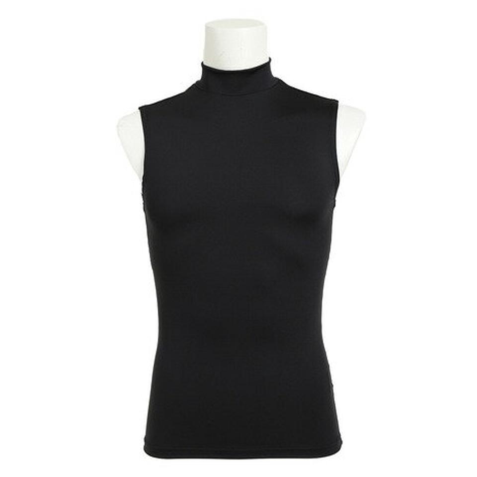 エックスティーエス(XTS) 野球 アンダーシャツ ノースリーブ (袖なし) ストレッチ ハイネック 723G6ES4197 BLK (メンズ)