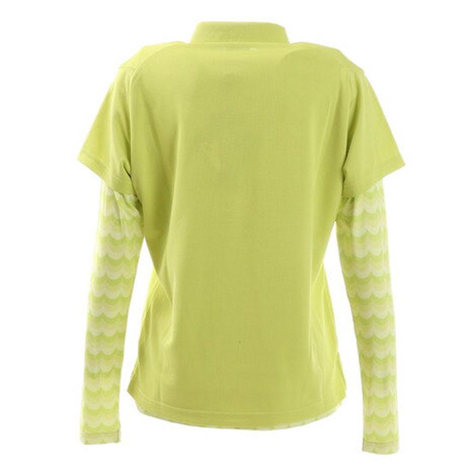 クランク(CLUNK)(レディース)ゴルフウェア 吸汗 速乾 インナーセットポロシャツ CL5KUG05 MNT プロ着用モデル