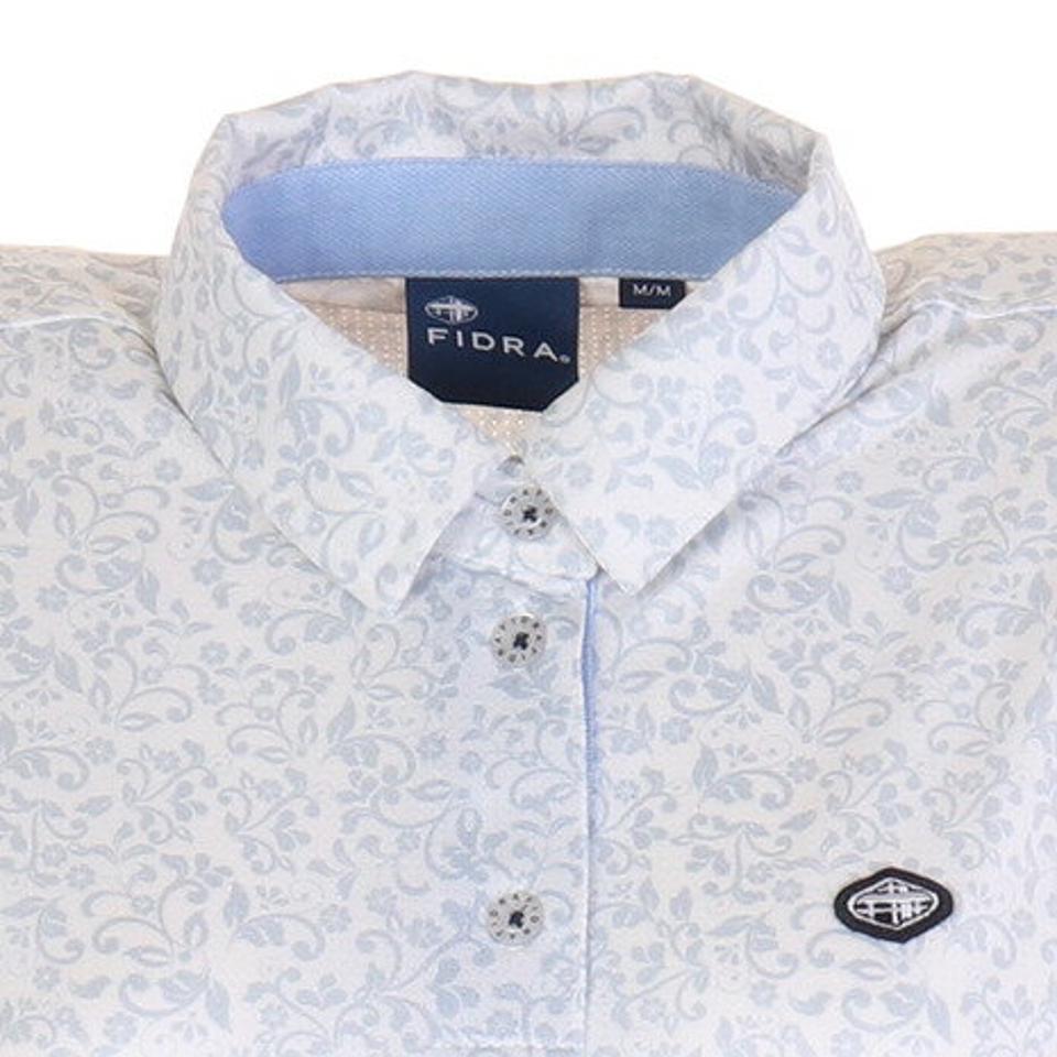 フィドラ(FIDRA)(レディース)ゴルフウェア cool flower ポロシャツ FD5KUG12 WHT