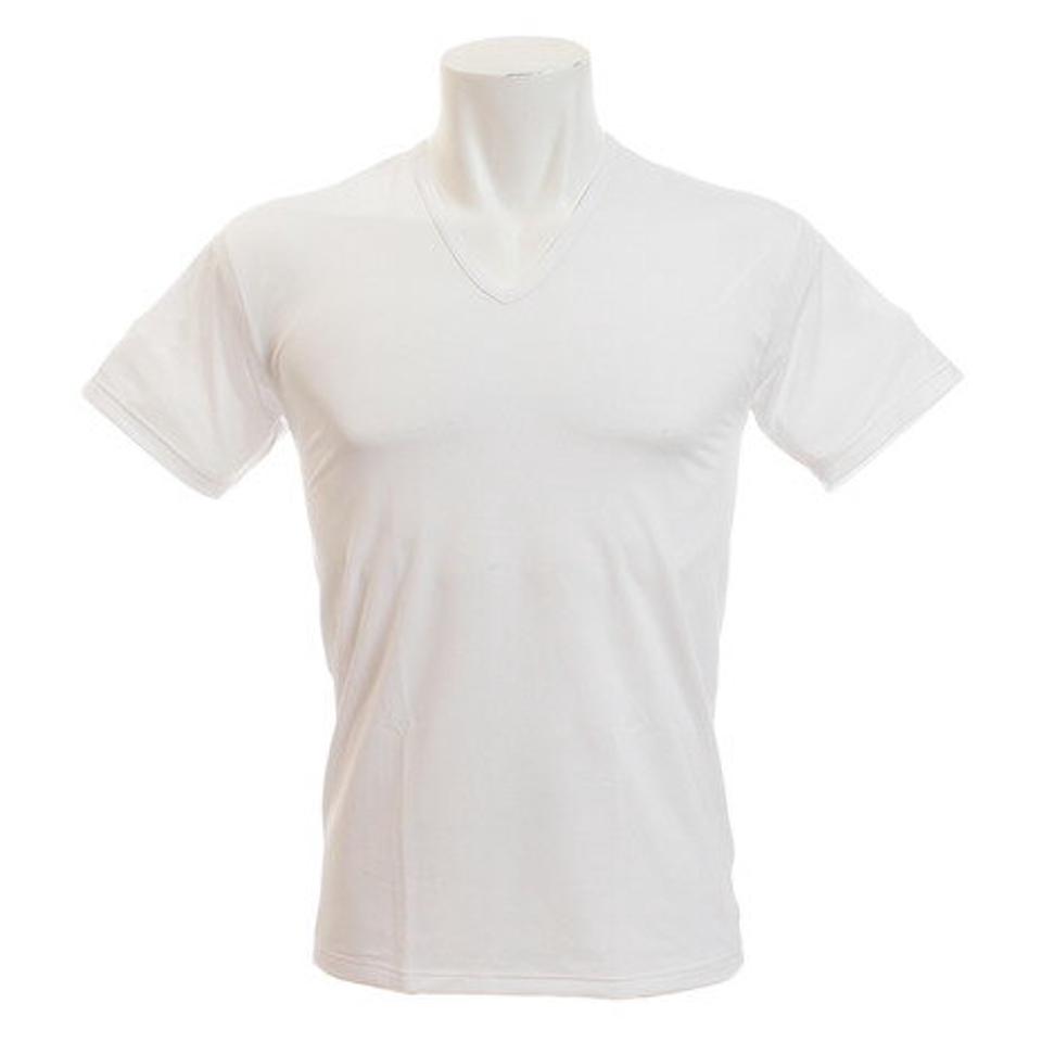 エーシーピージー(ACPG) ドライプラスクール 半袖Vネックシャツ 891PA9RK1503WHT (メンズ)