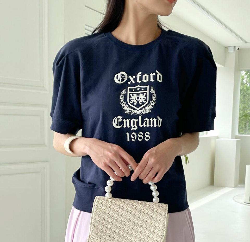 レタリング半袖スウェット・全3色・b72426 レディース 【tops】トップス 半袖 Tシャツ スウェット ラフ レタリング ロゴT ロゴ 柄 模様 綿 コットン ルーズ クロップド丈 ラグラン 春 夏 カジュアル 緑 韓国ファッション ハイホリHIHOLLI