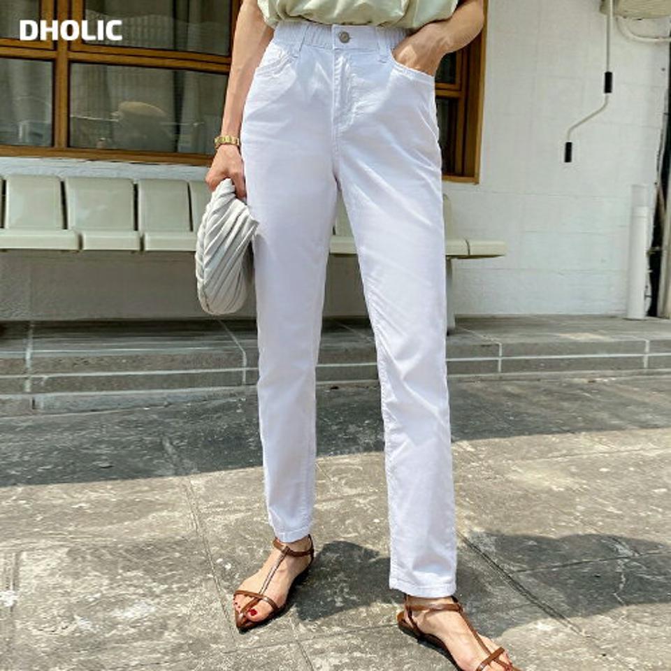 シークレットゴムストレートパンツ・全3色・b67207 レディース 【pt】パンツ ズボン ロングパンツ ストレート 単色 無地 シンプル ベーシック ハイウエスト カジュアル ラフ ベルトループ 春 夏 秋 韓国ファッション