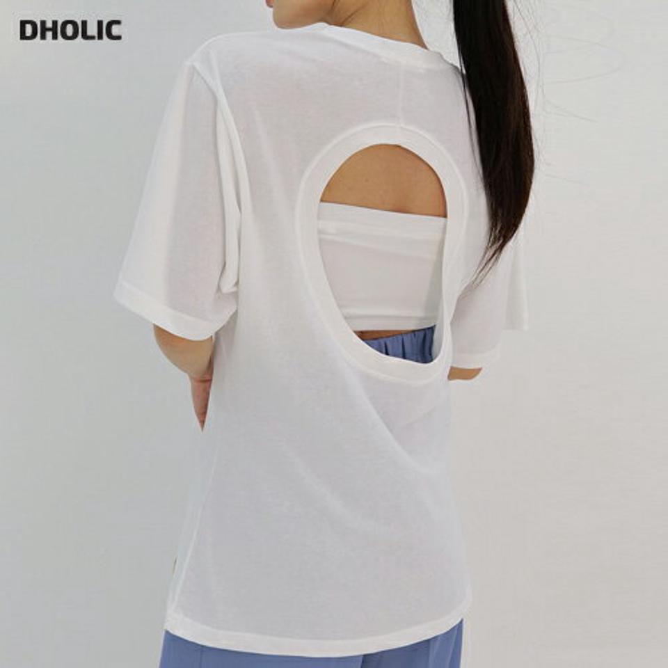 バックスリットレタリングTシャツ・全3色・t00349 レディース 【tops】トップス Tシャツ ロゴ ロゴT ラフ 半袖 スリット レタリング バックシャン ゆったり 楽ちん 体型カバー ロング丈 春 夏 カジュアル 韓国ファッション ハイホリHIHOLLI