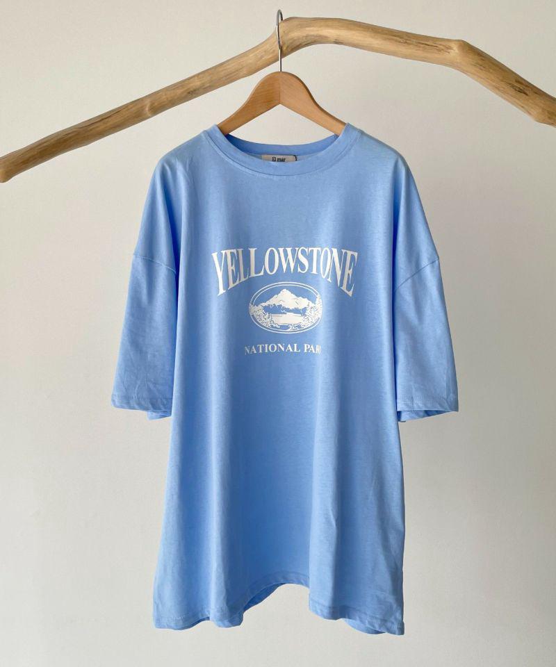 El mar(エルマール)"YELLOWSTONE"半袖Tシャツ