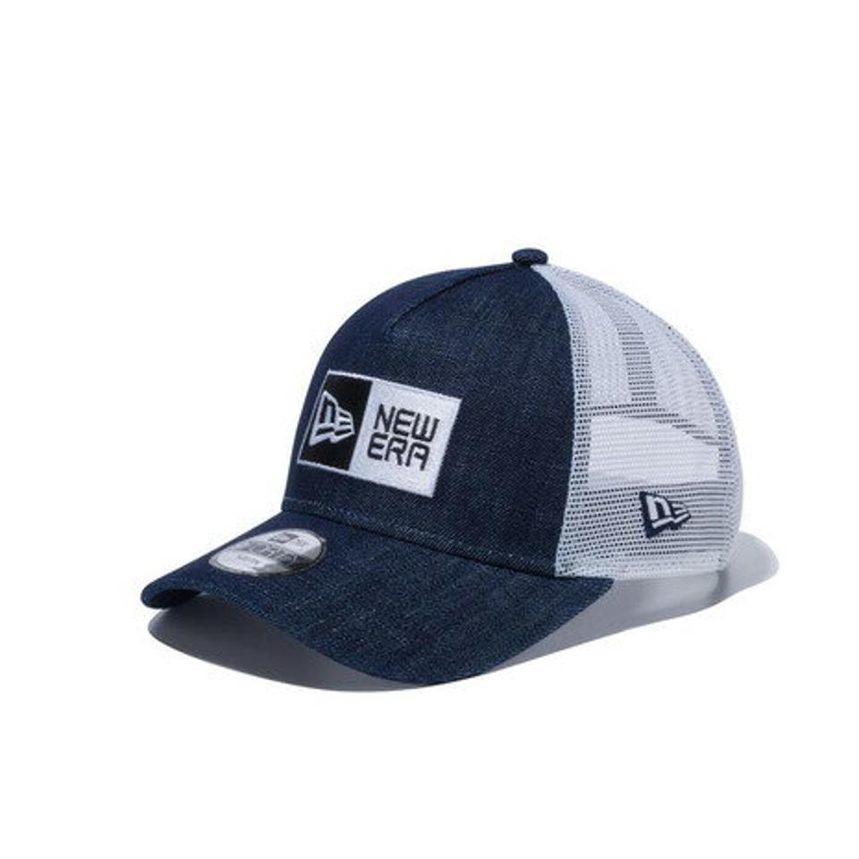 【6/5限定 エントリー＆3点以上ご購入でP最大10倍】ニューエラ（NEW ERA） Youth 9FORTY A-Frame トラッカー ボックスロゴ キャップ 12654204 （キッズ）