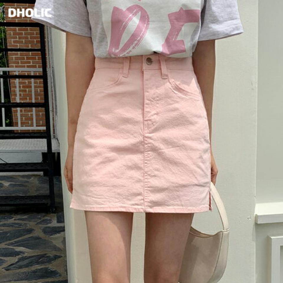 タイトキュロットパンツ・全4色・t66791 レディース 【pt】キュロット パンツ ショートパンツ 短パン ズボン ミニスカート ショート丈 単色 無地 シンプル カジュアル タイト パステル ハイウエスト ピンク 春 夏 秋 韓国ファッション