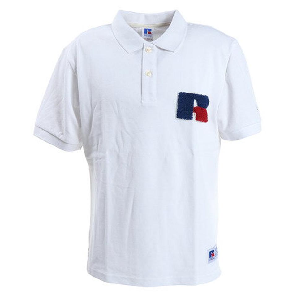 ラッセル(RUSSELL) ロゴ ポロシャツ RBM20S0015 WHT (メンズ)