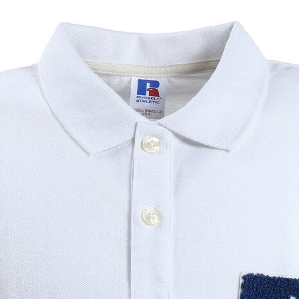 ラッセル(RUSSELL) ロゴ ポロシャツ RBM20S0015 WHT (メンズ)
