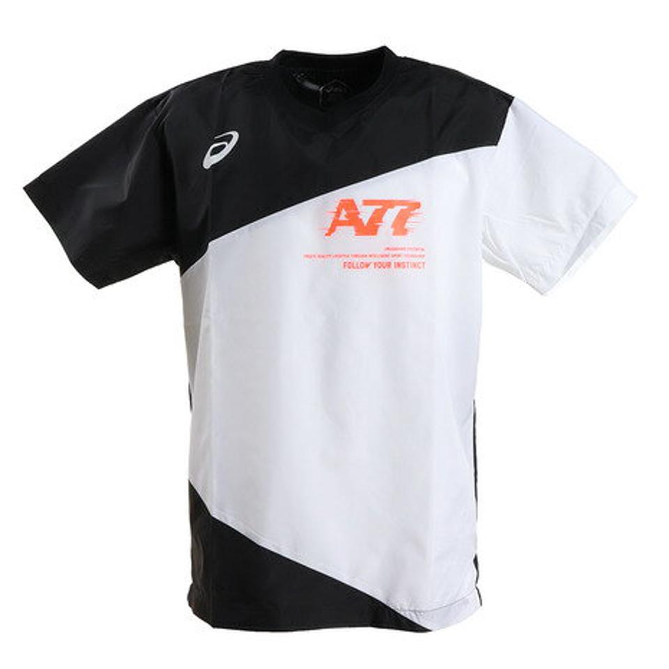 【10%OFFクーポン対象!1/11まで】アシックス(ASICS)(メンズ) A77 半袖ピステシャツ 2031C127 バレーボールウェア ピステシャツ トップス
