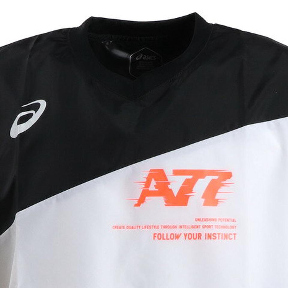 【10%OFFクーポン対象!1/11まで】アシックス(ASICS)(メンズ) A77 半袖ピステシャツ 2031C127 バレーボールウェア ピステシャツ トップス