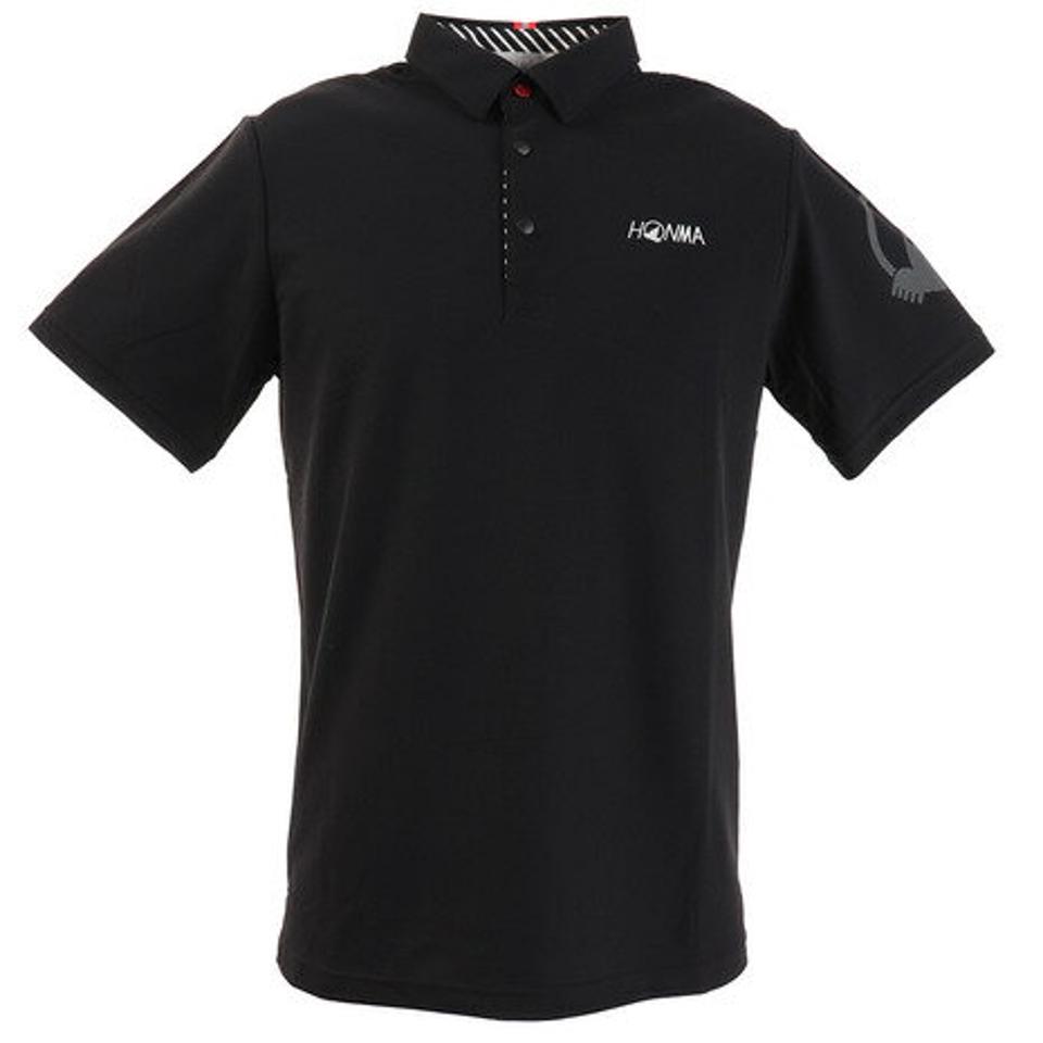 本間ゴルフ(HONMA) ゴルフウエア メンズ ハイゲージ ショートスリーブシャツ 031-733121-BK (メンズ)