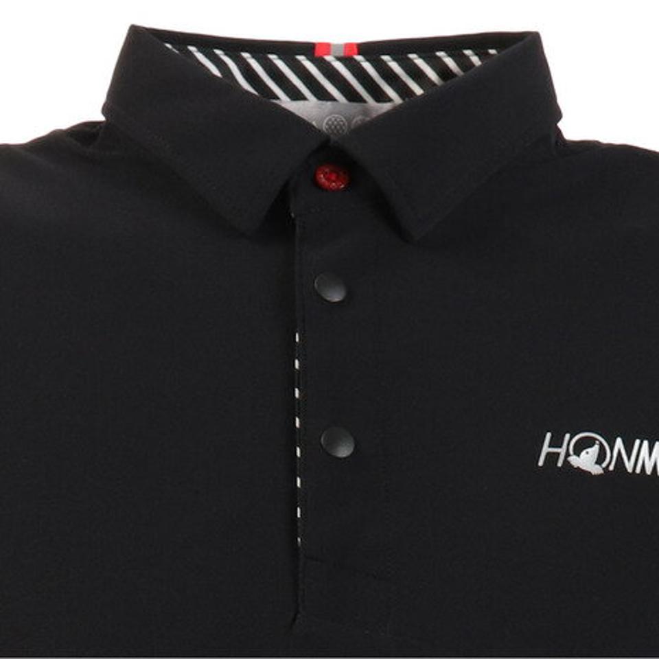 本間ゴルフ(HONMA) ゴルフウエア メンズ ハイゲージ ショートスリーブシャツ 031-733121-BK (メンズ)