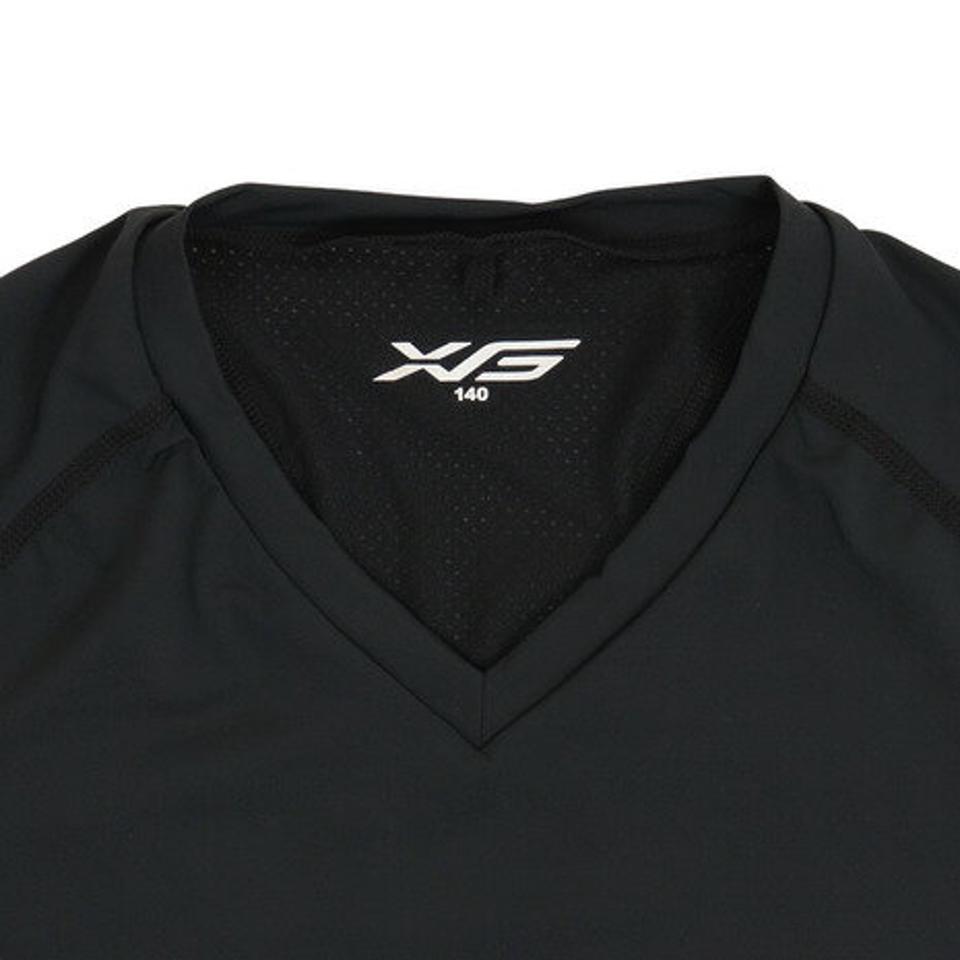 エックスティーエス(XTS)(キッズ)バスケットボールウェア ジュニア 冷感ノースリーブ インナーシャツ 751G2ES7228 BLK