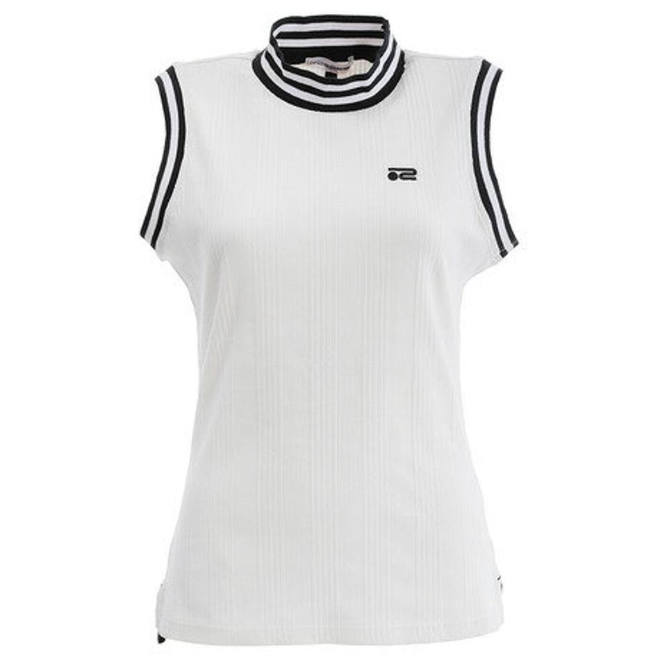 ROSASEN ワイドリブノースリーブシャツ 048-22471-005 (レディース)