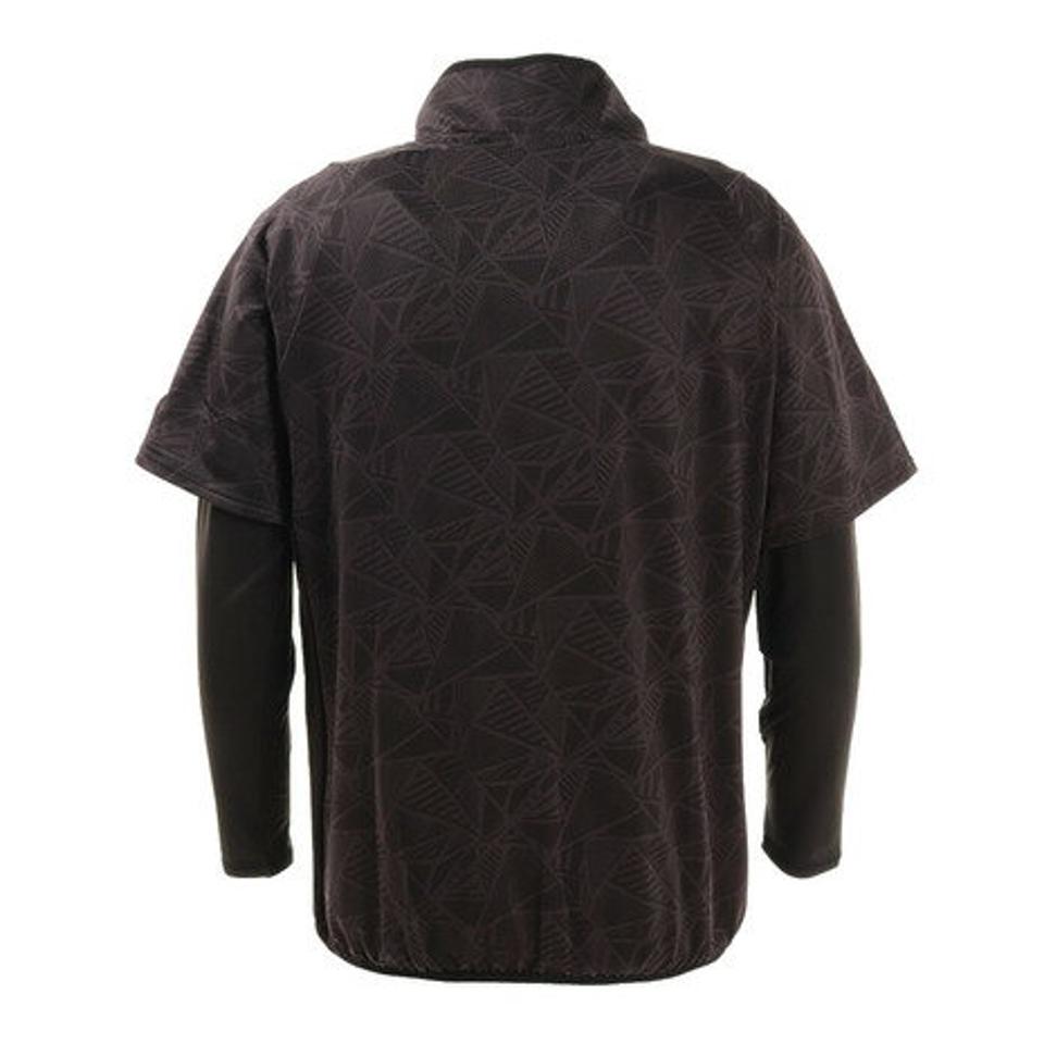 クランク(CLUNK)(メンズ)ゴルフウェア アンダーセット3WAYハーフジップ長袖シャツ CL5LTG07 BLK.