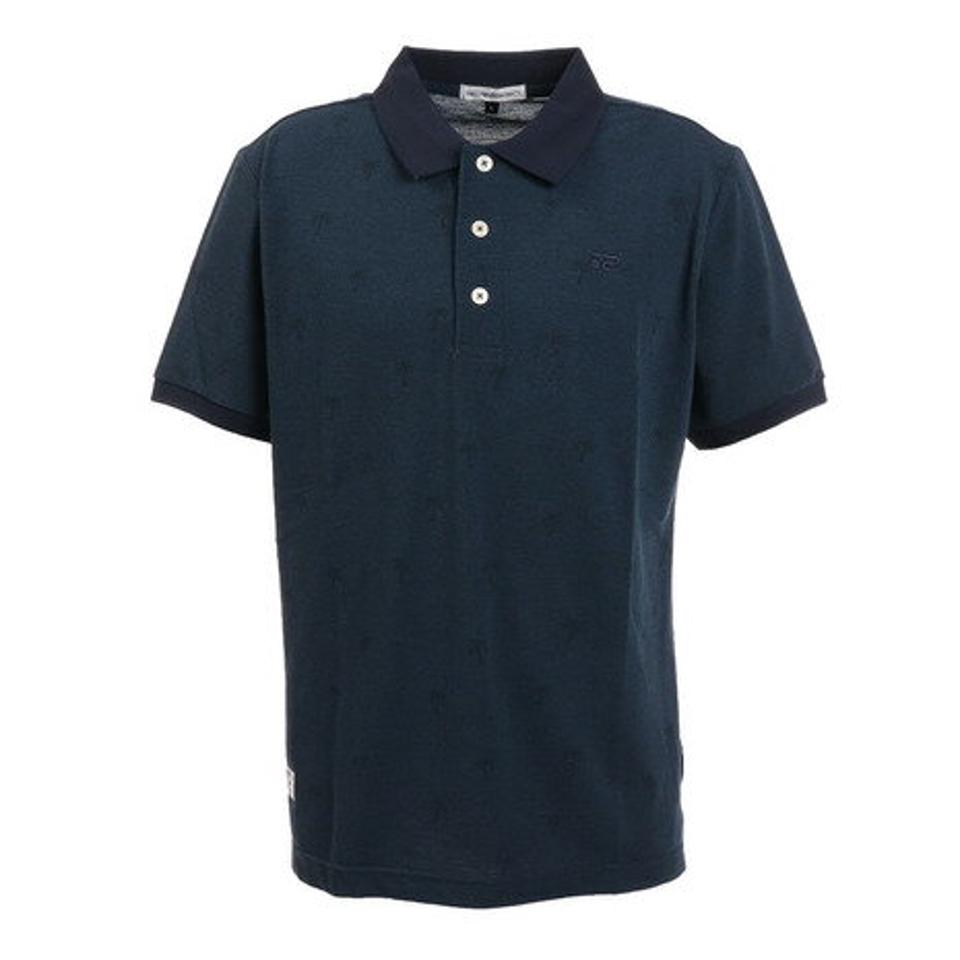 ROSASEN(メンズ)エステルスラブ ポロシャツ 047-22443-098