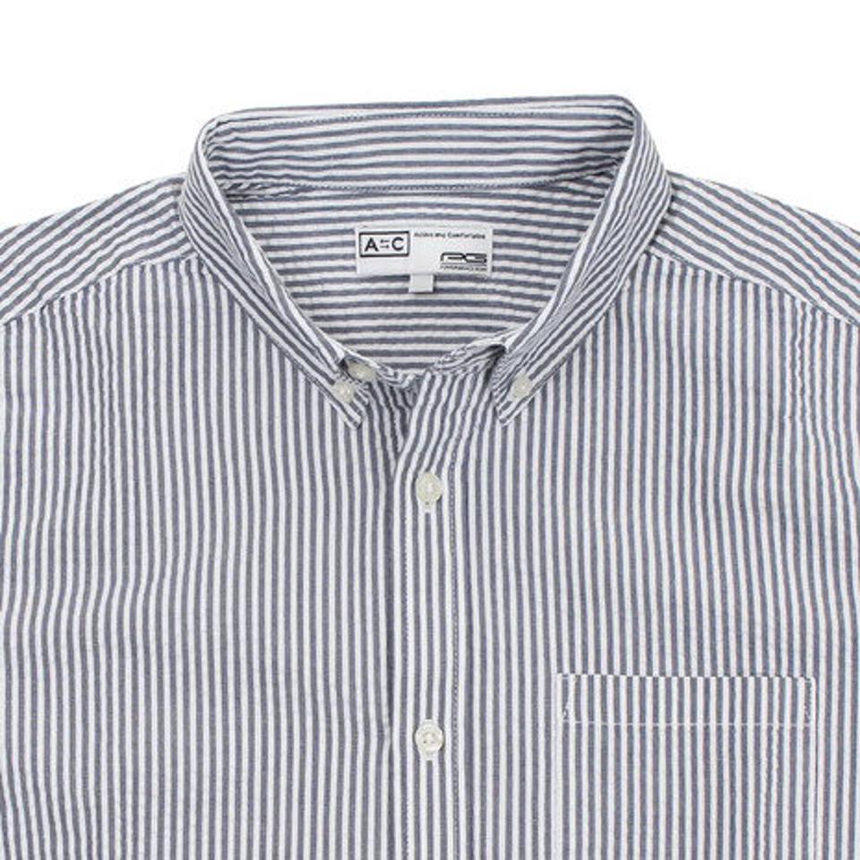 エーシーピージー(ACPG) シアサッカー半袖シャツ 871PA9EG6332GRY オンライン価格 (メンズ)
