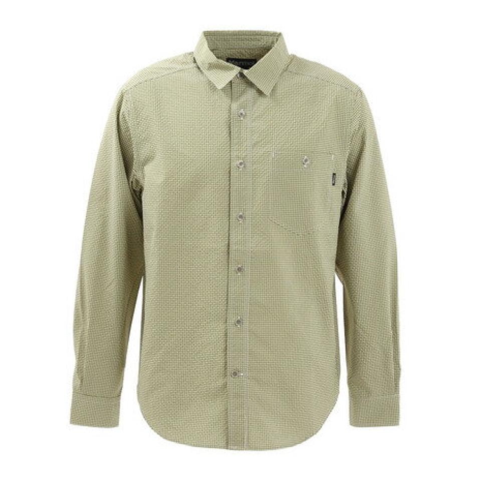 マーモット(Marmot) 長袖シャツ ギンガムチェックシャツ TOMRJB76XB OLV (メンズ)