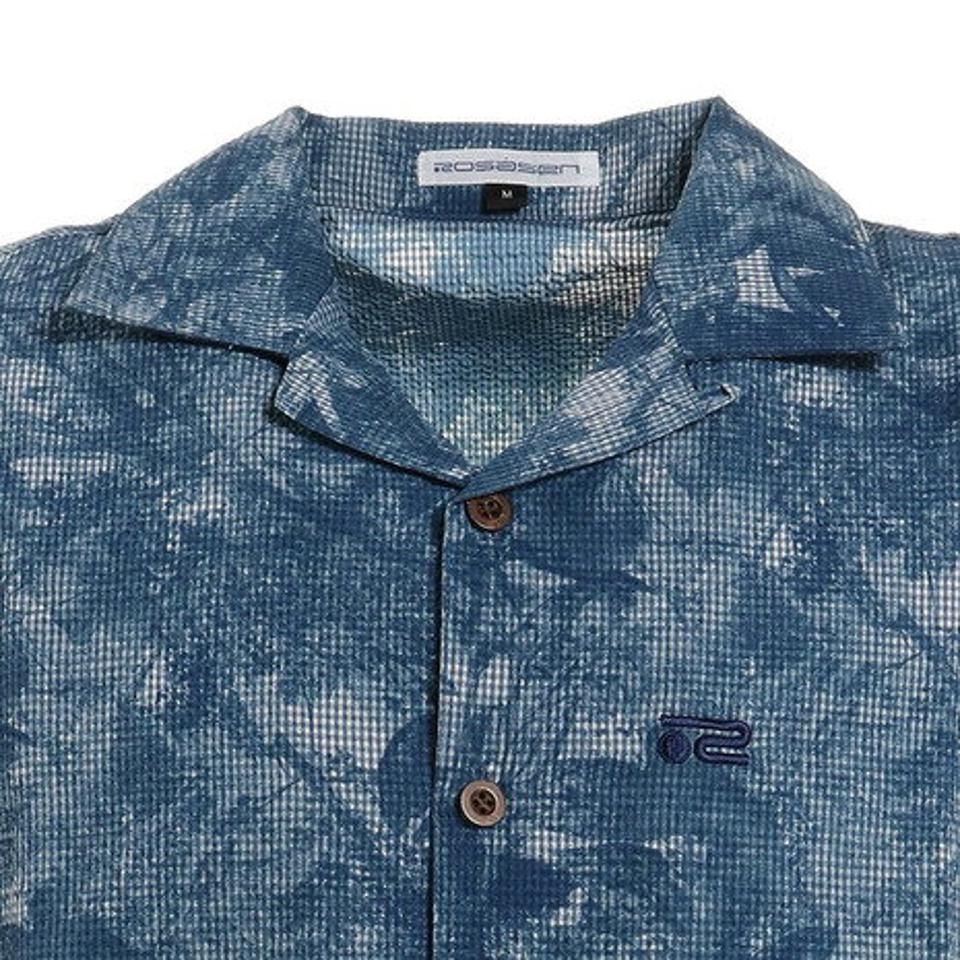 ROSASEN シアサッカーPT 半袖シャツ 047-22441-096 (メンズ)
