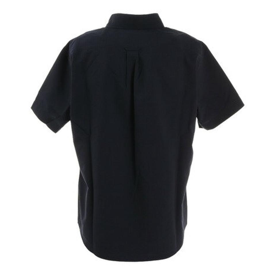 ROSASEN シアサッカー半袖シャツ 047-22344-098 (メンズ)