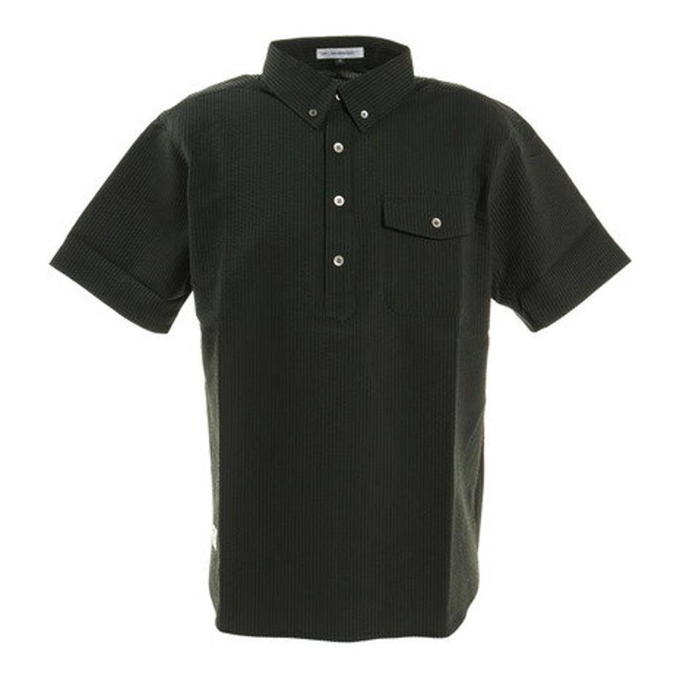 ROSASEN シアサッカー半袖シャツ 047-22344-027 (メンズ)