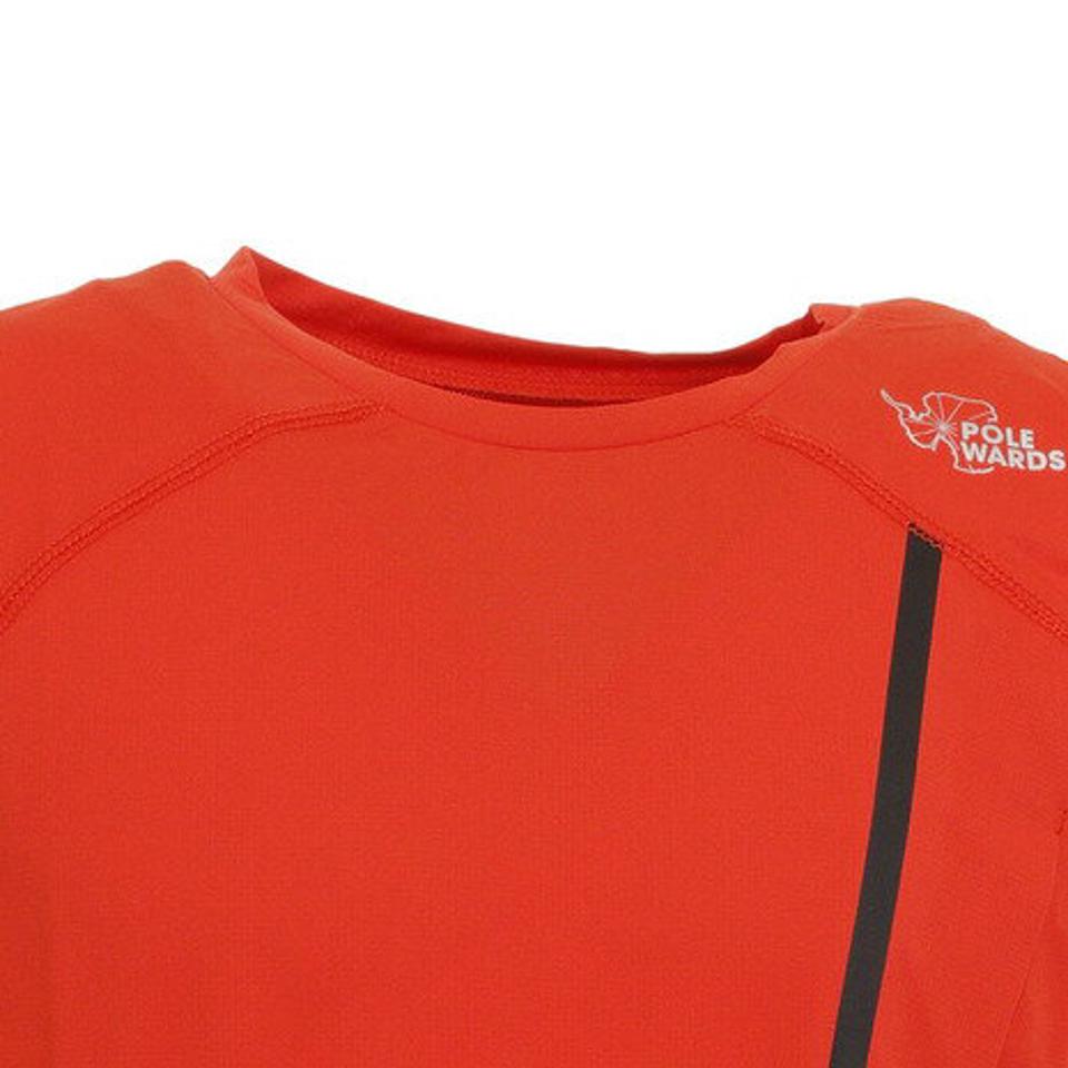 【1/25 24h限定 エントリー&対象3店舗買い回りで最大P10倍!】POLEWARDS(メンズ)ランニング SWicking ノースリーブシャツ PW2HJA21 RED.