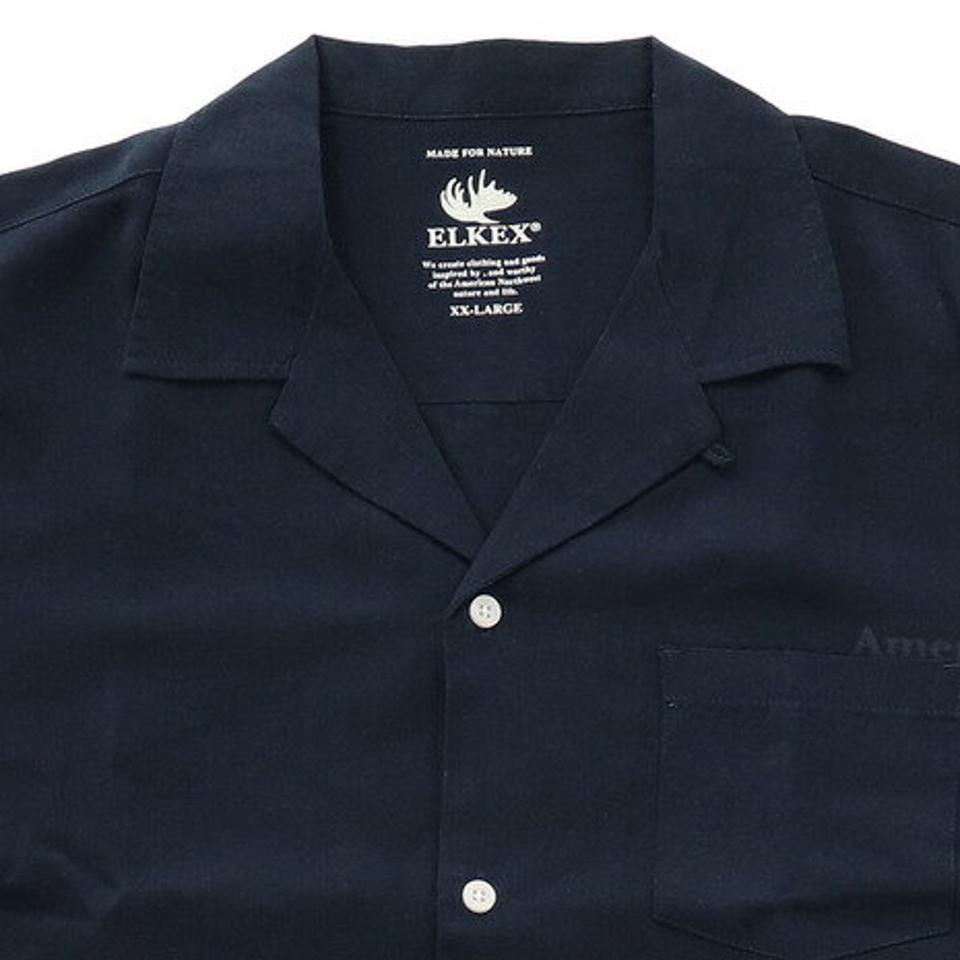 エルケクス(ELKEX)(メンズ)CAMP COLLAR シャツ 881EK1CG6286 NVY