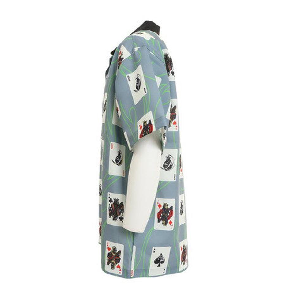 エクストララージ(XLARGE) FIRE DECAL CARDS 半袖シャツ 101222014003-GREY (メンズ)