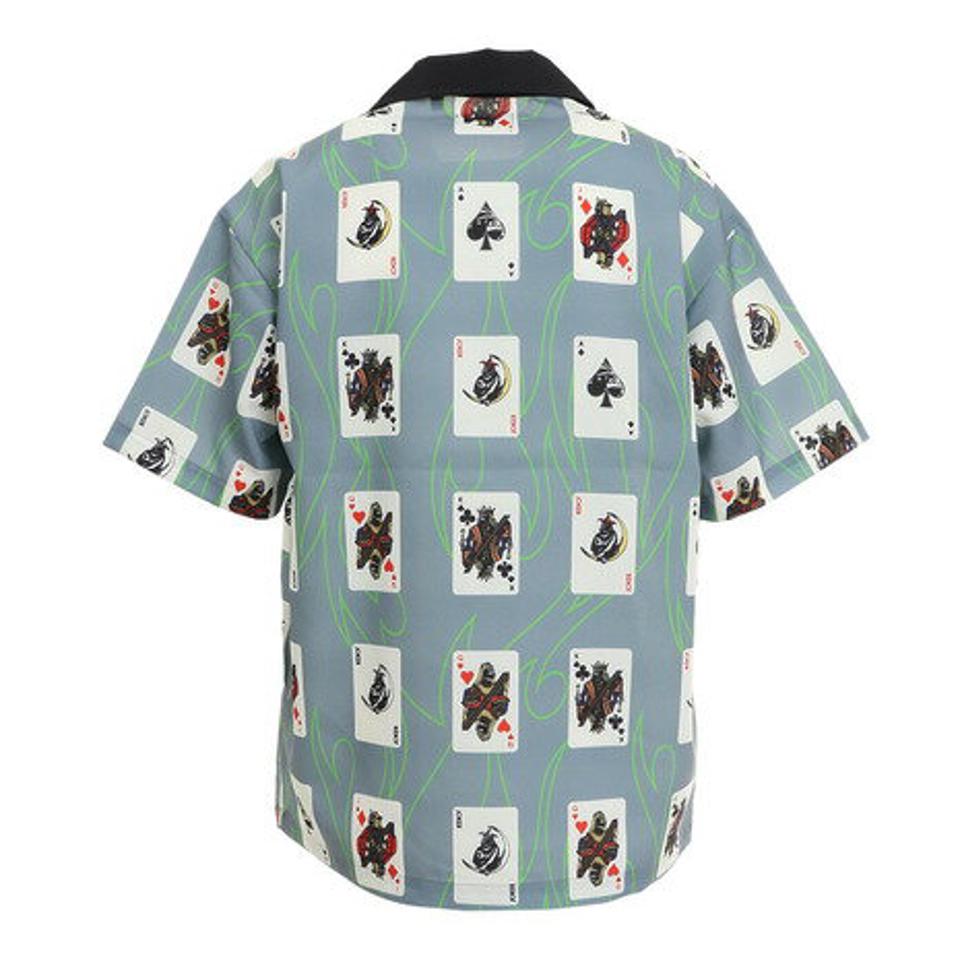 エクストララージ(XLARGE) FIRE DECAL CARDS 半袖シャツ 101222014003-GREY (メンズ)