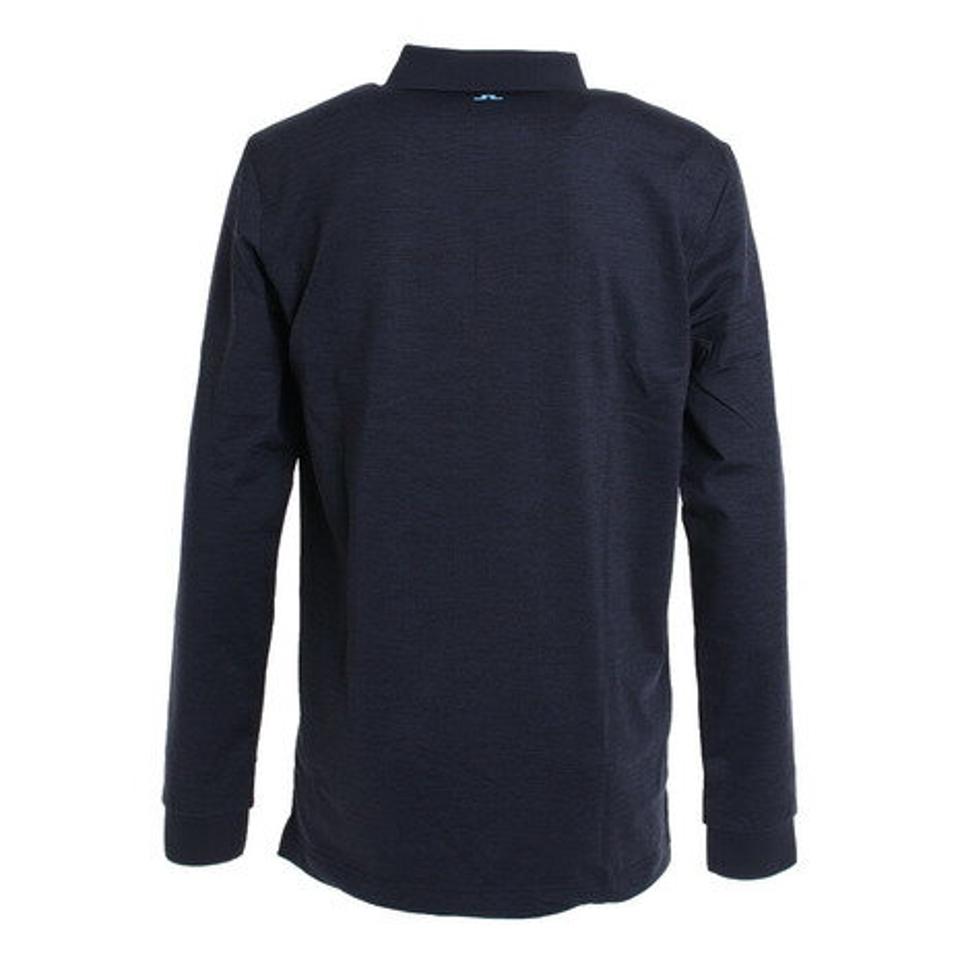 J.LINDEBERG(メンズ)ゴルフウエア ポロシャツ メンズ 秋冬 Bridge Regular Fit 長袖ポロシャツ 071-23910-098