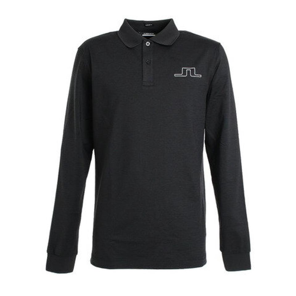 J.LINDEBERG(メンズ)ゴルフウエア ポロシャツ メンズ 秋冬 Bridge Regular Fit 長袖ポロシャツ 071-23910-019