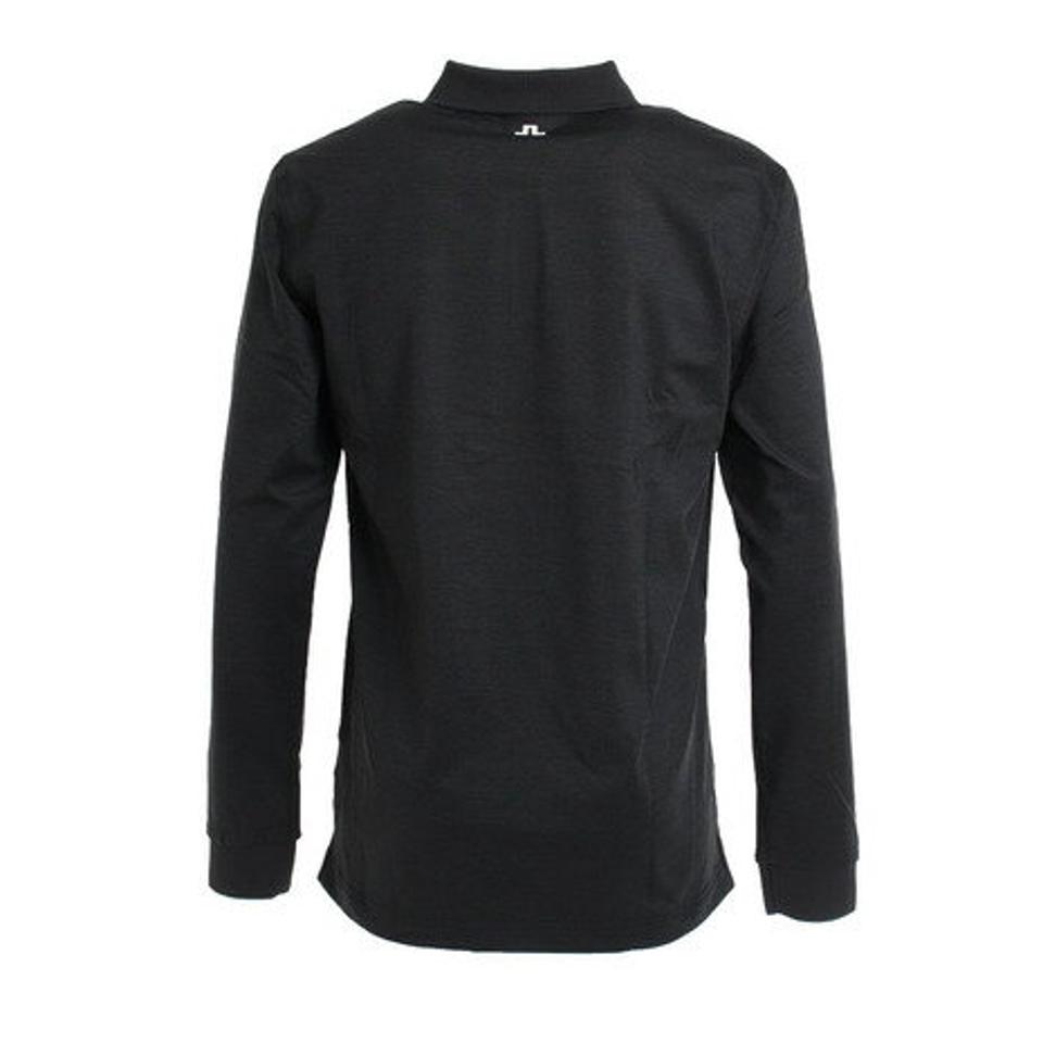 J.LINDEBERG(メンズ)ゴルフウエア ポロシャツ メンズ 秋冬 Bridge Regular Fit 長袖ポロシャツ 071-23910-019