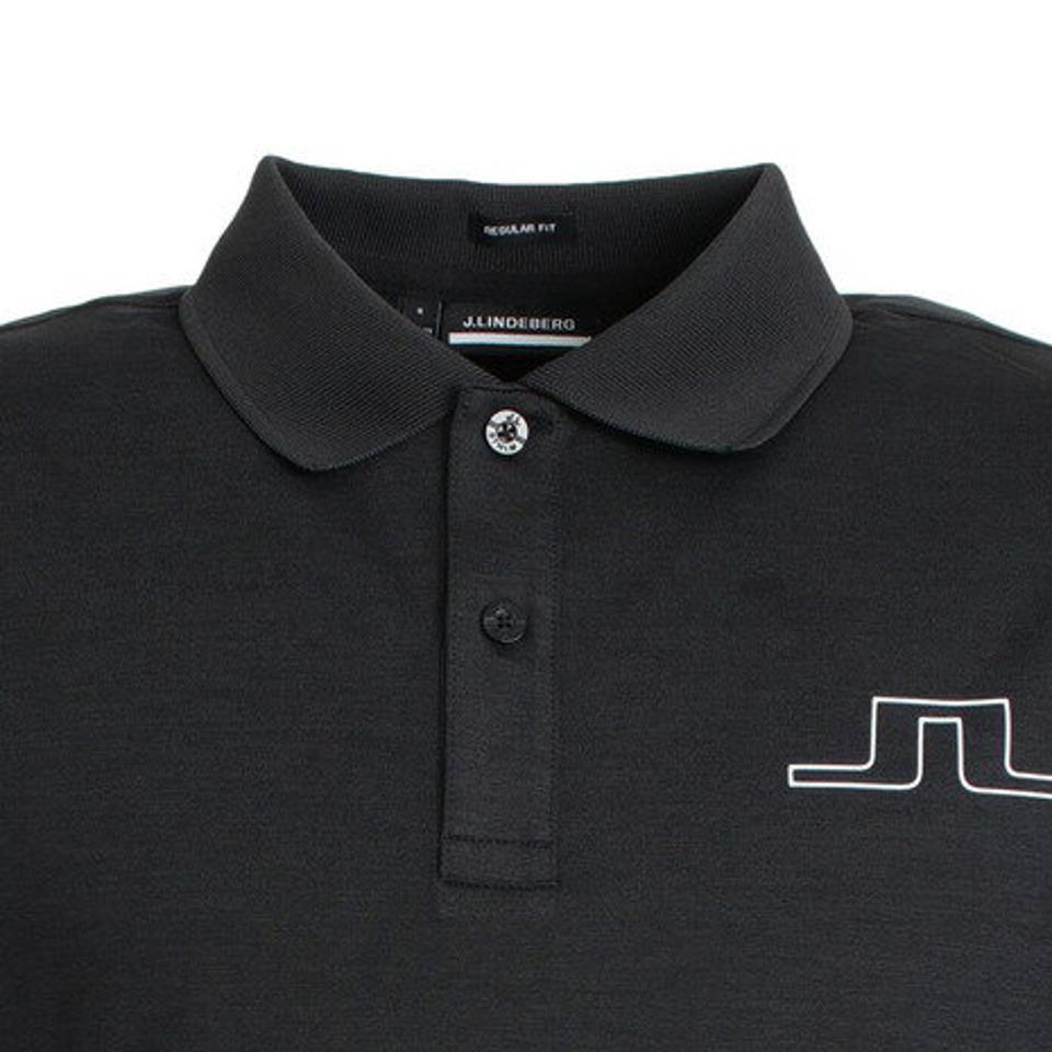 J.LINDEBERG(メンズ)ゴルフウエア ポロシャツ メンズ 秋冬 Bridge Regular Fit 長袖ポロシャツ 071-23910-019