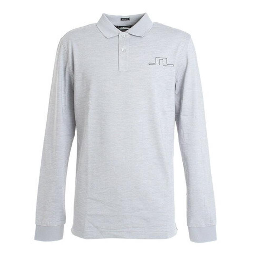 J.LINDEBERG(メンズ)ゴルフウエア ポロシャツ メンズ 秋冬 Bridge Regular Fit 長袖ポロシャツ 071-23910-012