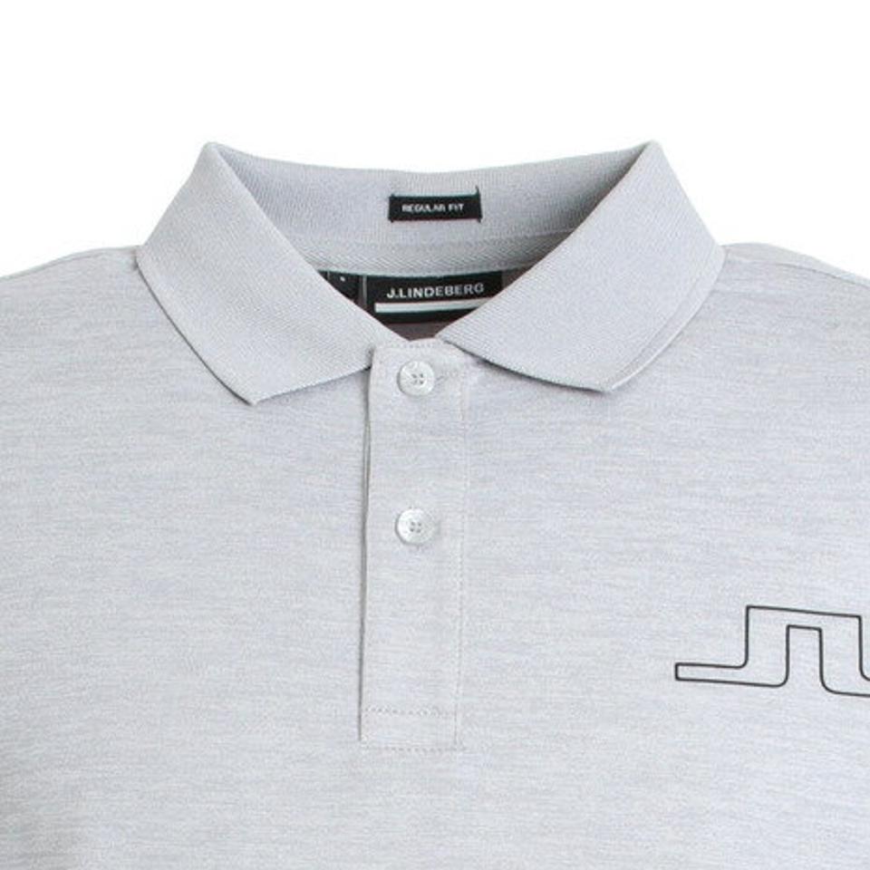 J.LINDEBERG(メンズ)ゴルフウエア ポロシャツ メンズ 秋冬 Bridge Regular Fit 長袖ポロシャツ 071-23910-012