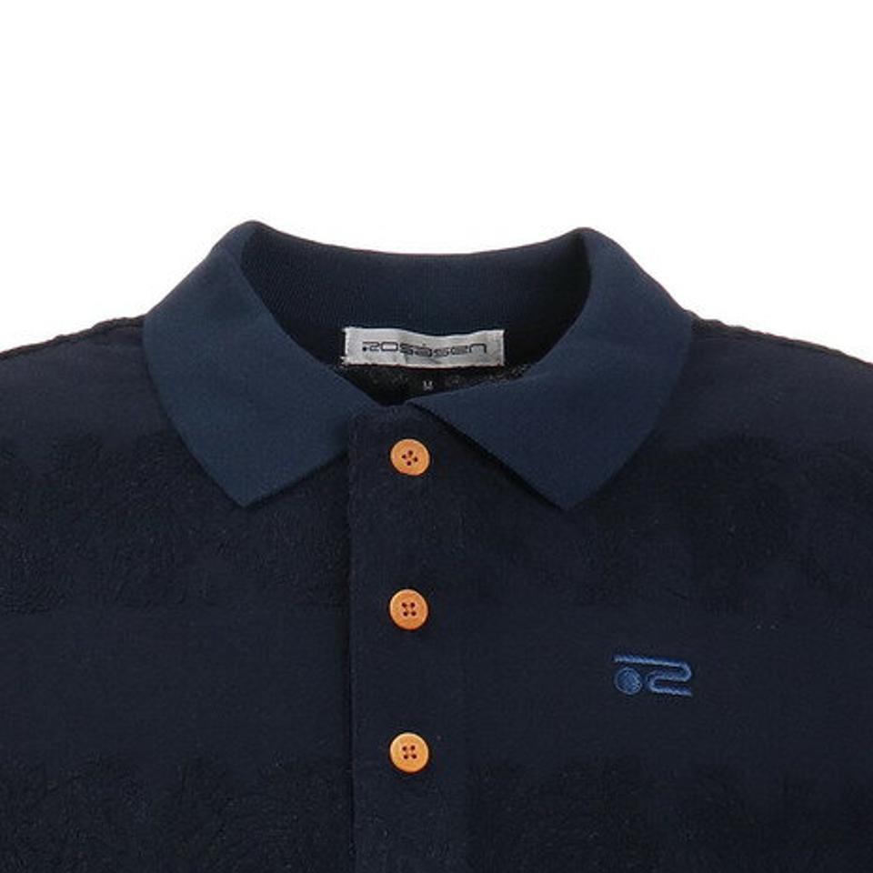 ROSASEN(メンズ)パイルジャカードシャツ 047-22342-098