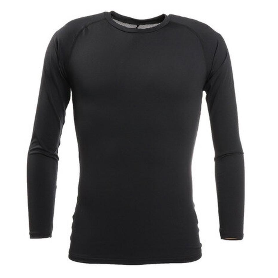 【2/5 24h限定 エントリー&対象4店舗買い回りで最大P10倍!】デュアリグ(DUARIG)(メンズ)ドライ 吸汗速乾 UVカット 抗菌防臭 クルーネック長袖シャツ 786D1ES5834 BLK