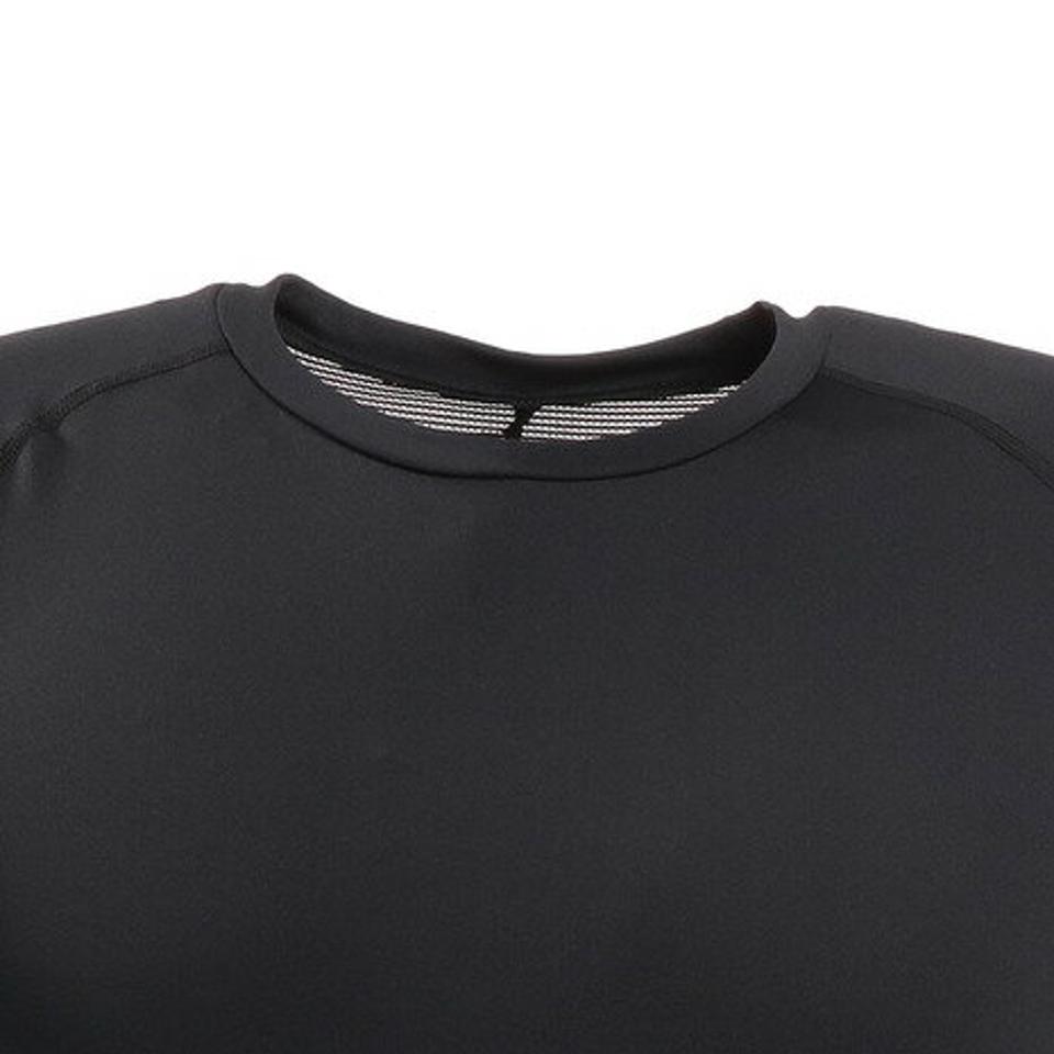 【2/5 24h限定 エントリー&対象4店舗買い回りで最大P10倍!】デュアリグ(DUARIG)(メンズ)ドライ 吸汗速乾 UVカット 抗菌防臭 クルーネック長袖シャツ 786D1ES5834 BLK