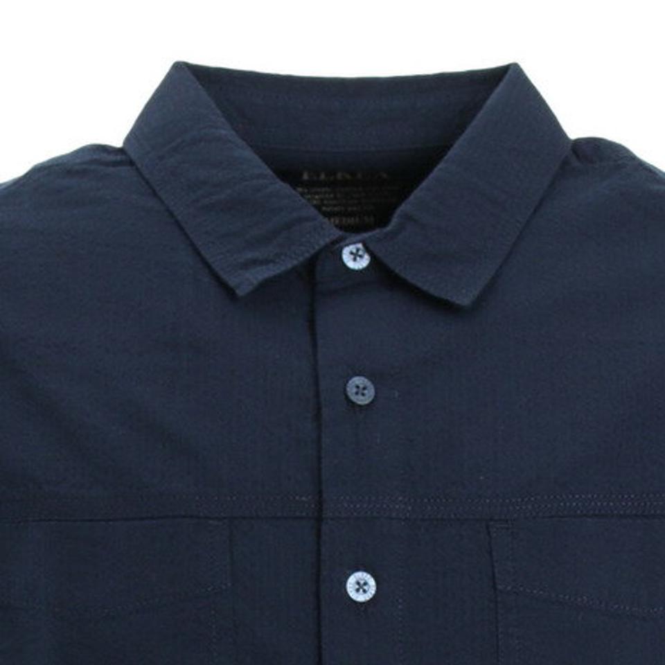エルケクス(ELKEX)(メンズ)コットン 長袖シャツ 881EK1CG6281 NVY