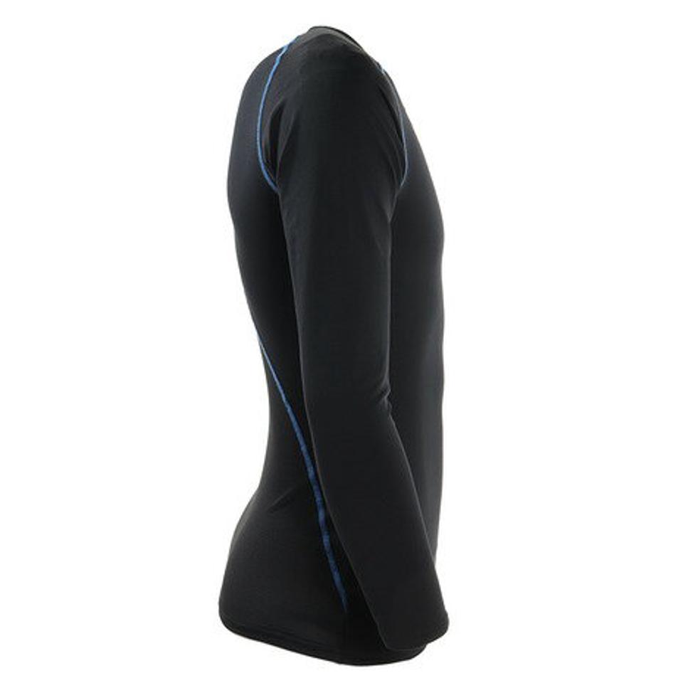 デュアリグ(DUARIG)(メンズ)ドライ 吸汗速乾 UVカット 抗菌防臭 クルーネック長袖シャツ 786D1ES5834 BK/BU