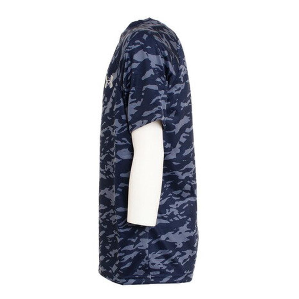 【スポーツデー エントリーでP5倍!4/3 9:59迄】アンダーアーマー(UNDER ARMOUR)(キッズ)野球ウェア ジュニア テック ノベルティ ショートスリーブ シャツ 1371986 410