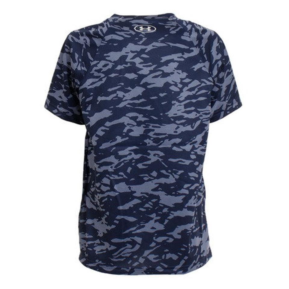 【スポーツデー エントリーでP5倍!4/3 9:59迄】アンダーアーマー(UNDER ARMOUR)(キッズ)野球ウェア ジュニア テック ノベルティ ショートスリーブ シャツ 1371986 410