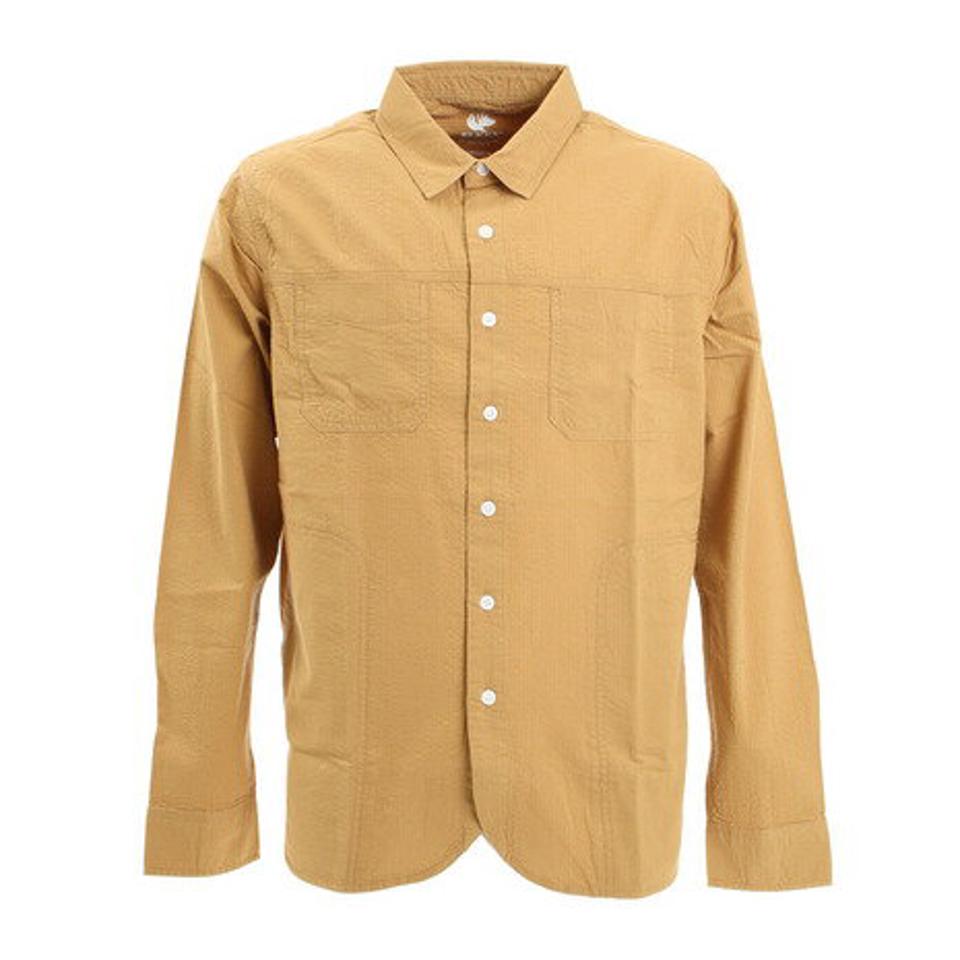 エルケクス(ELKEX)(メンズ)コットン 長袖シャツ 881EK1CG6281 CML