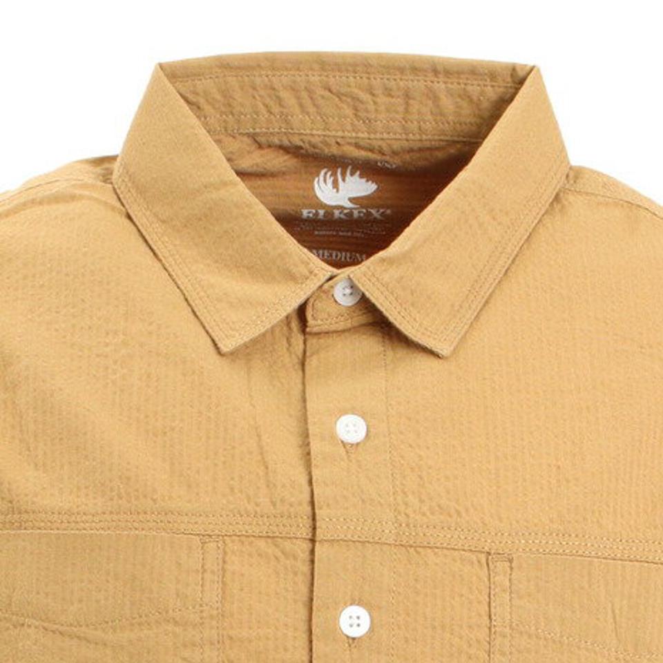 エルケクス(ELKEX)(メンズ)コットン 長袖シャツ 881EK1CG6281 CML